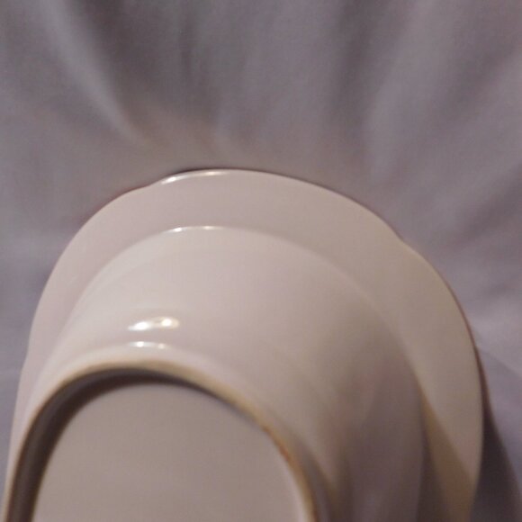 VICTORIANA Rose Oval Serving Bowl Japan1988 CHD Vintage - Picture 9 of 10
